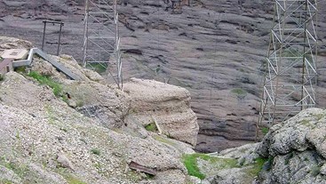 پايدارسازي صخره PC۲ سد دز