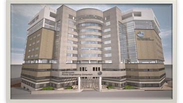 پروژه طراحی و نظارت بر احداث ساختمان اداری 17 طبقه مشانیر