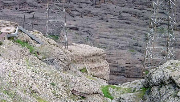 پايدارسازي صخره PC۲ سد دز