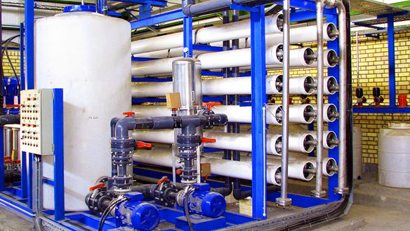 سیستم تصفیه آب بلودان نیروگاه شهید مفتح همدان به روش RO